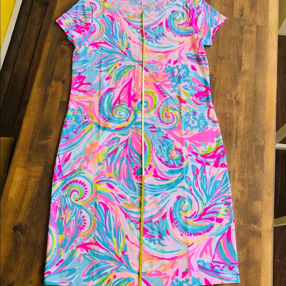 Lilly Pulitzer SSleeve Marlowe Dress Carnivale SM - Picture 9 of 15